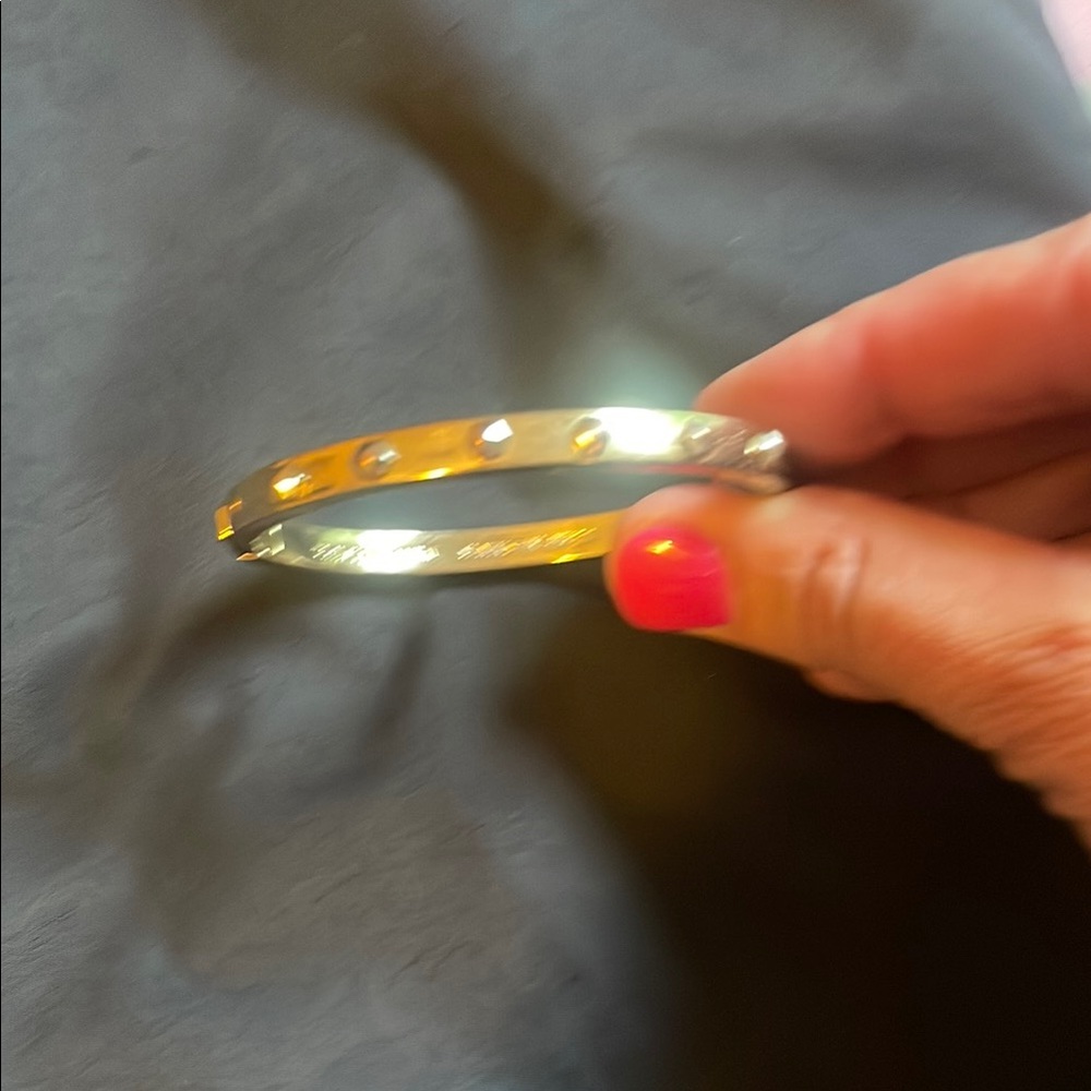 All Saints Gold and Silver Studded Bracelet